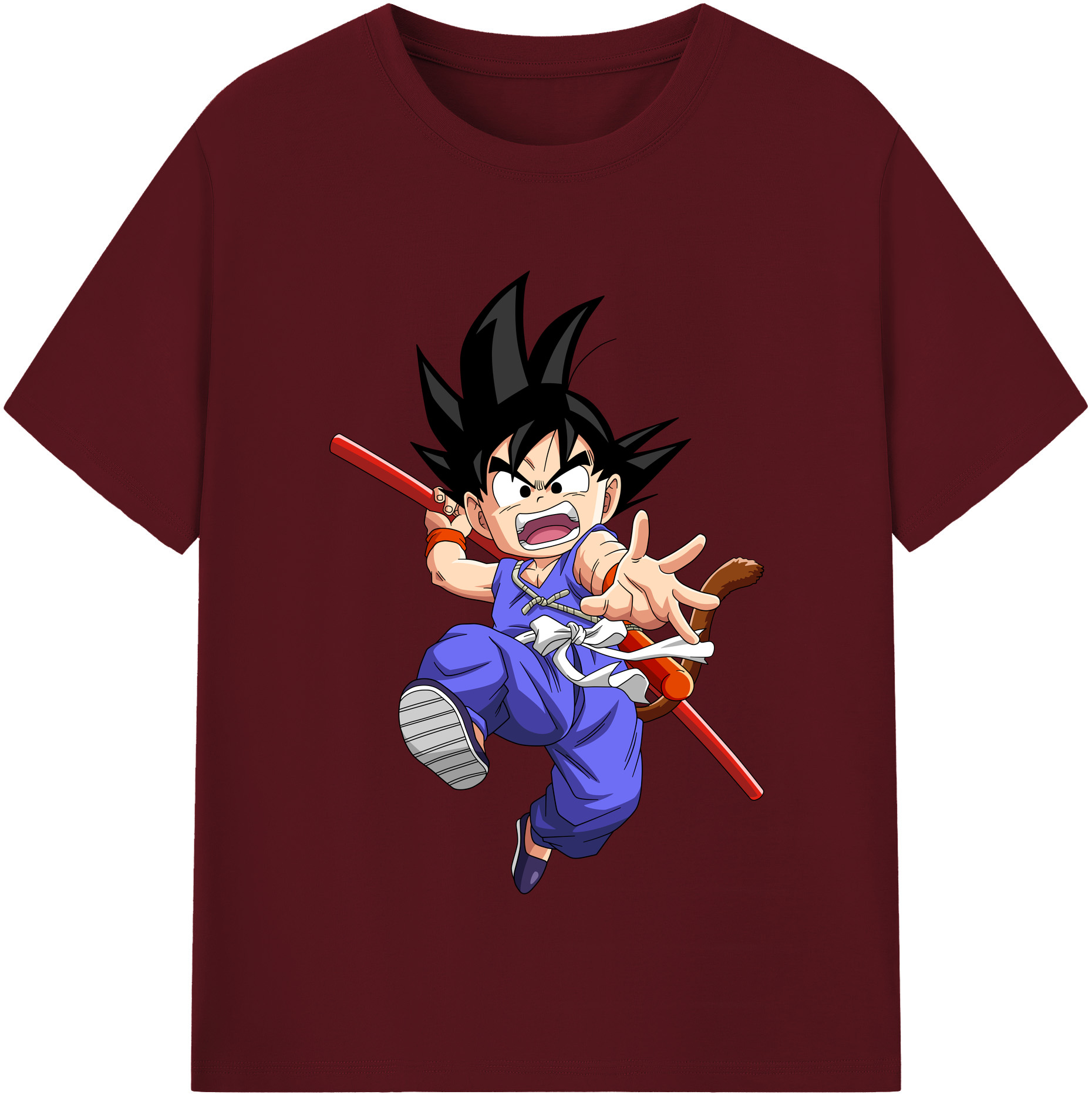 （画像用） ドラゴンボール 孫悟空（そん ごくう）Son Goku カカロット DRAGON BALL Kakarotto 綿100％半袖Tシャツ（フロントプリント）